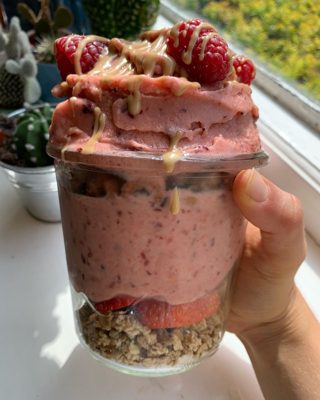 Caramel Berry Loaded Nice Cream Jar