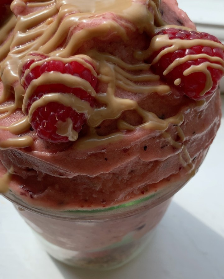 Caramel Berry Loaded Nice Cream Jar