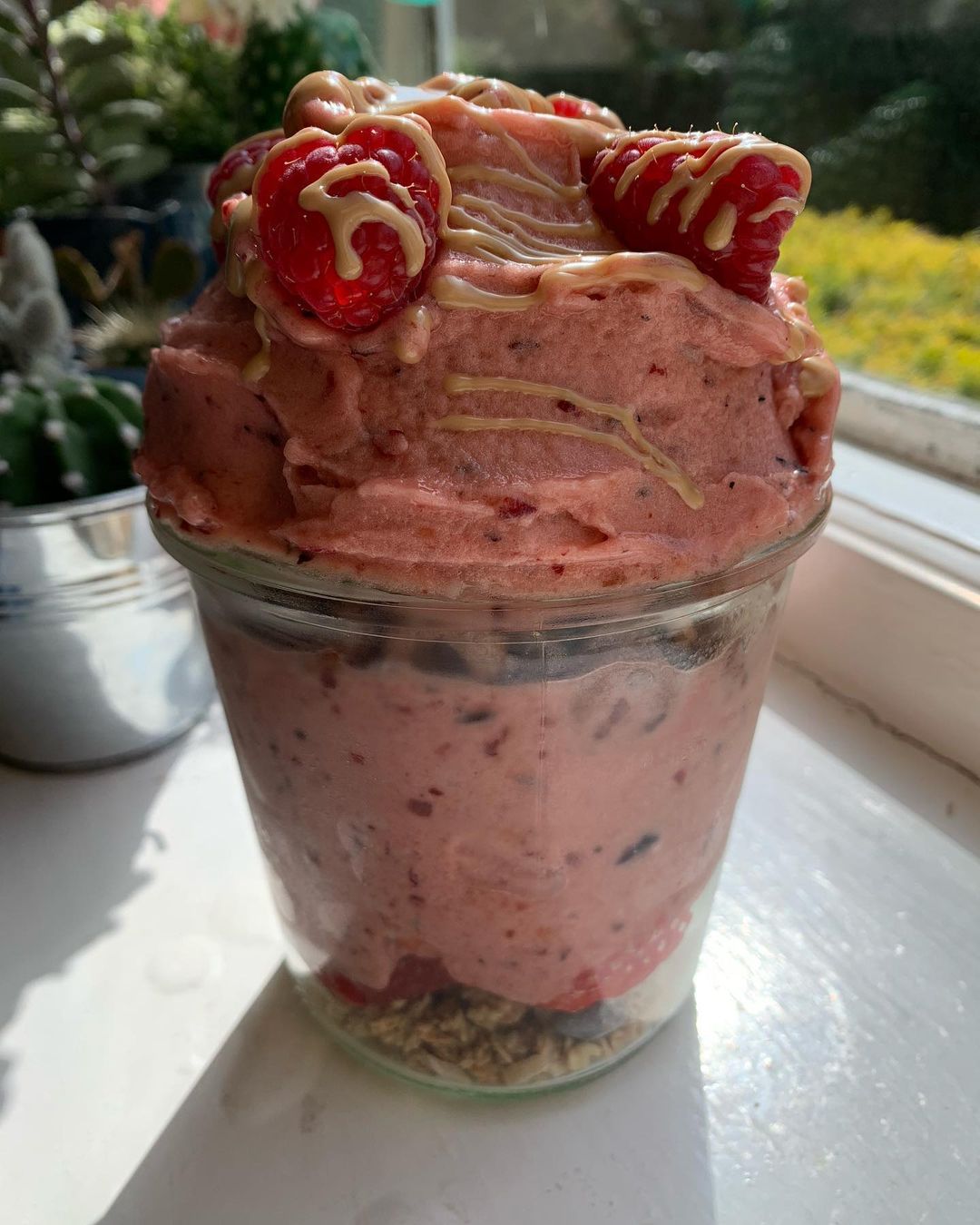 Caramel Berry Loaded Nice Cream Jar
