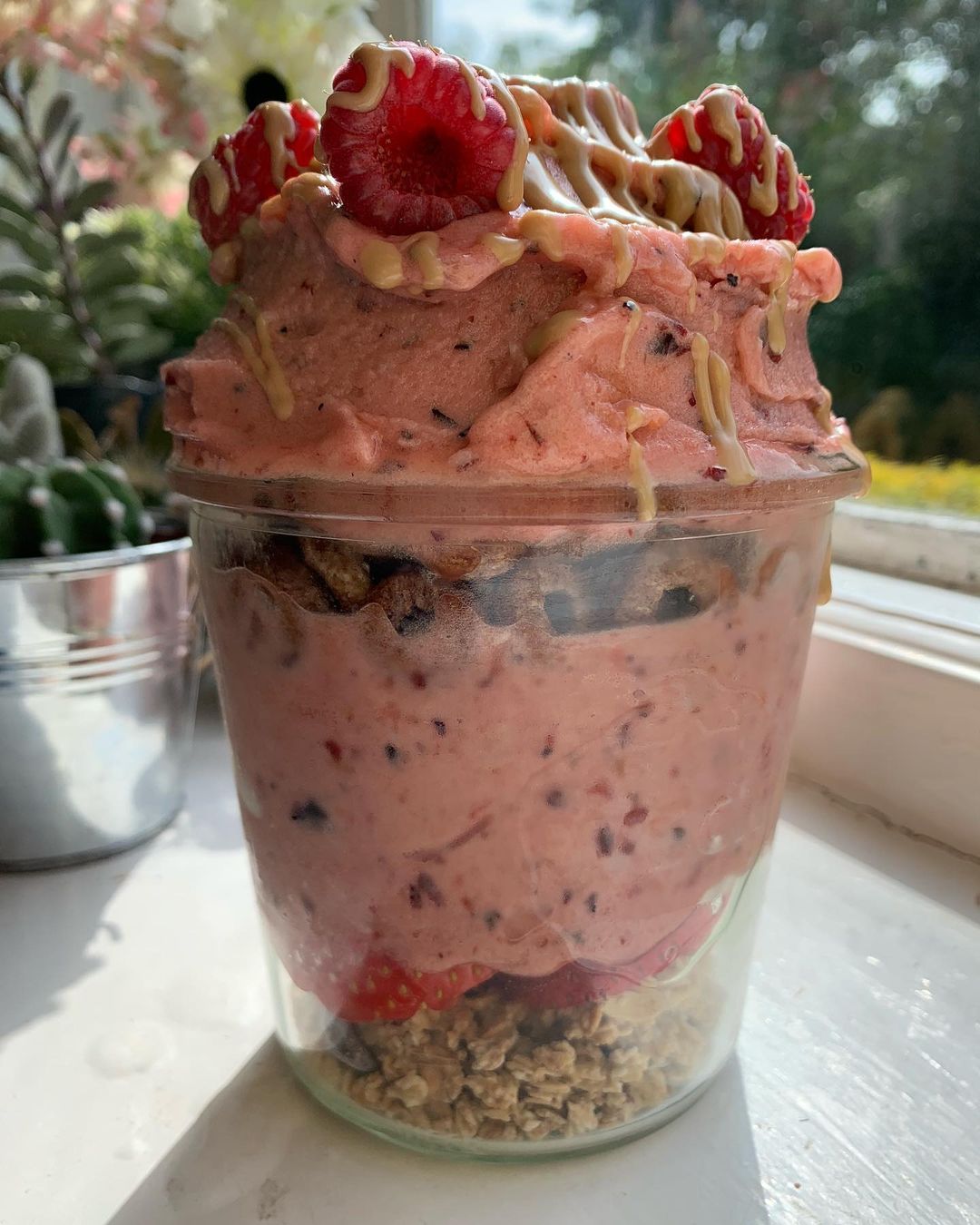 Caramel Berry Loaded Nice Cream Jar