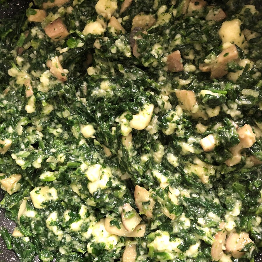 Stuffed Portobello Mushrooms with Spinach