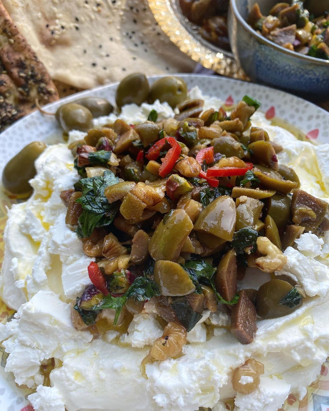 Persian Olive and Walnut Dip