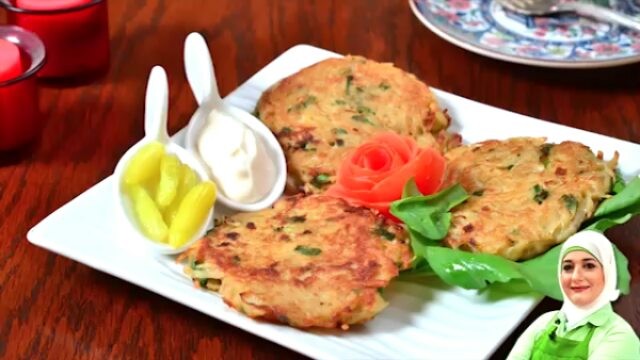 Fried Potato and Egg Patties