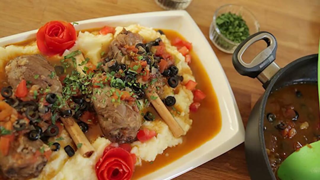 Spiced Lamb Chops with Mashed Potatoes