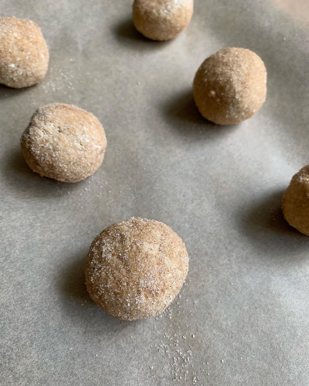 Caramel Stuffed Baked Donut Holes
