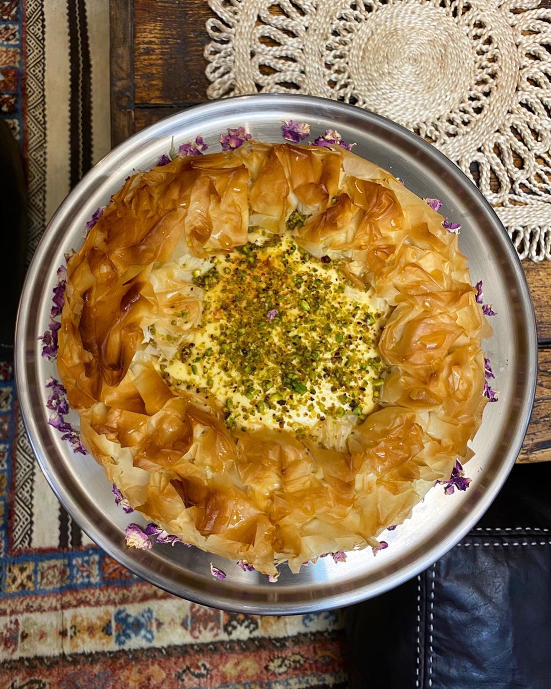 Baked Baklawa Cheesecake