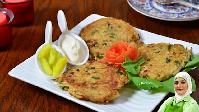 Crispy Shredded Potato Fritters