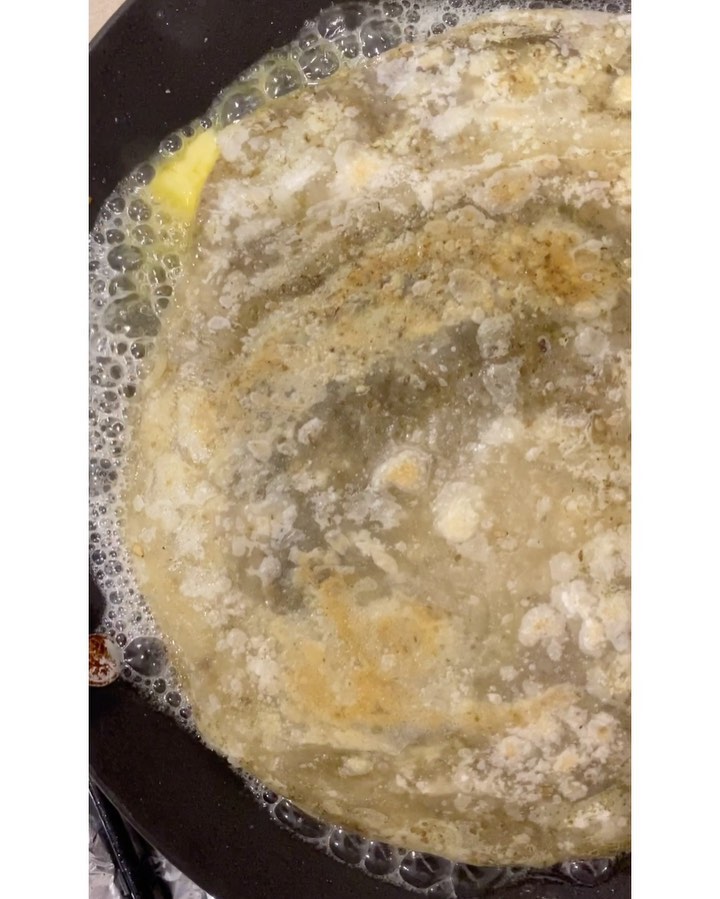 Homemade Za'atar Infused Paratha Bread