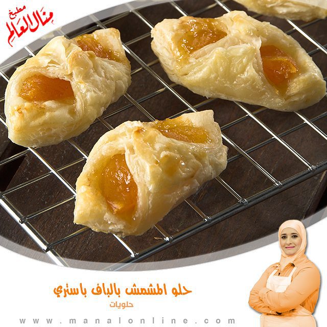 Baked Apricot Puff Pastry Squares