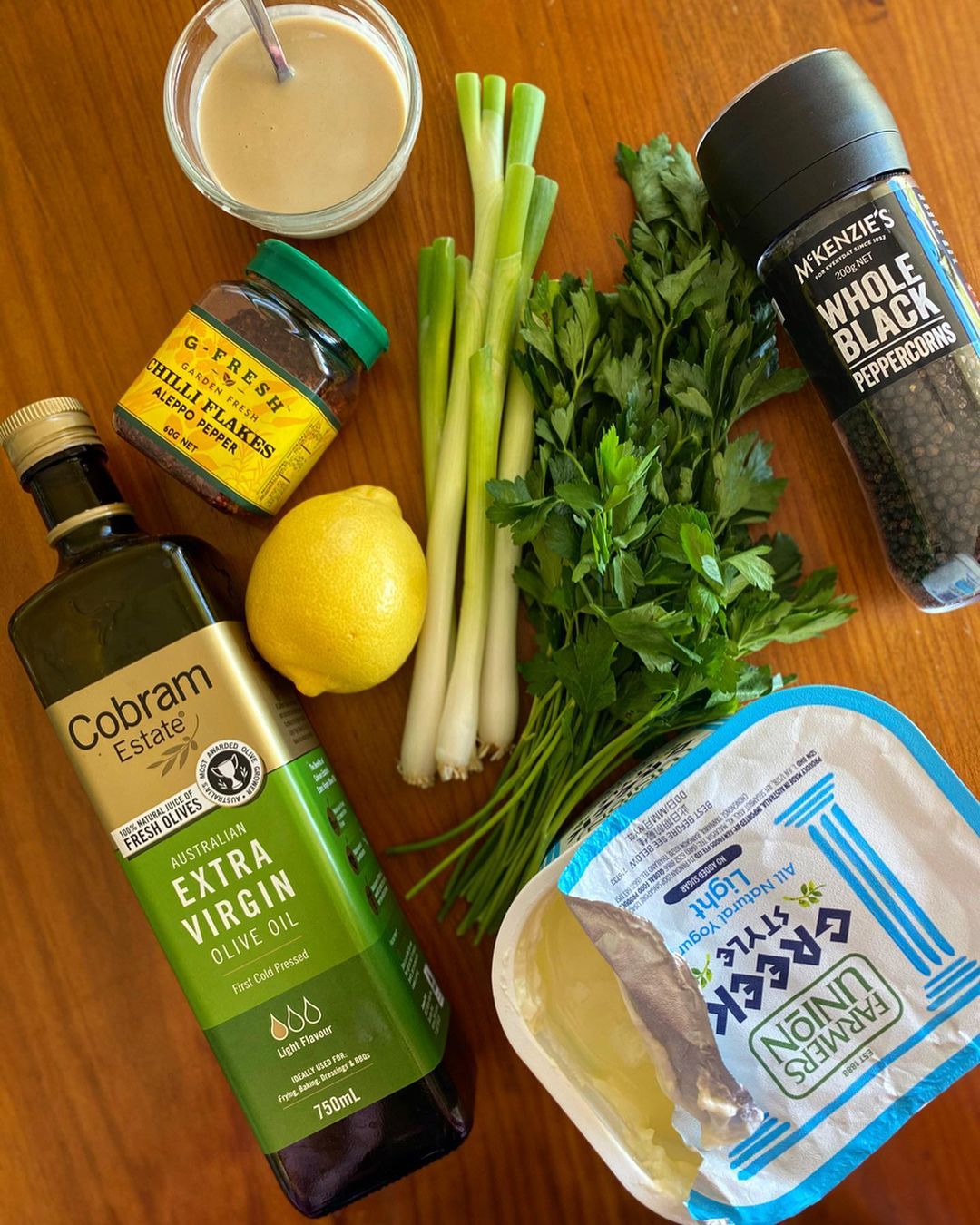 Simple Middle Eastern Yoghurt Dip with Spiced Oil