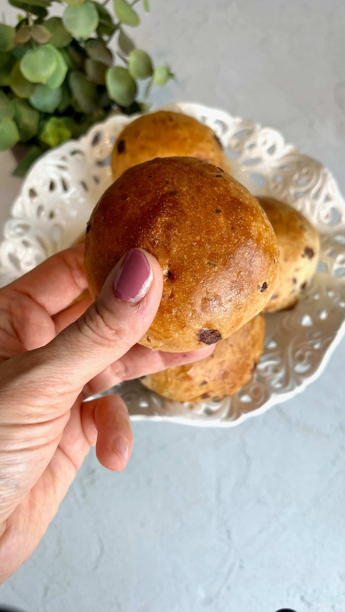 Soft Italian Three-Chocolate Buns
