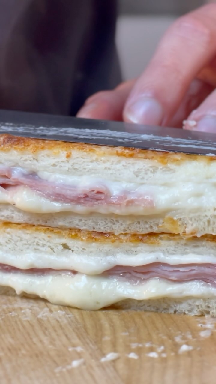 French Croque Monsieur Sandwich