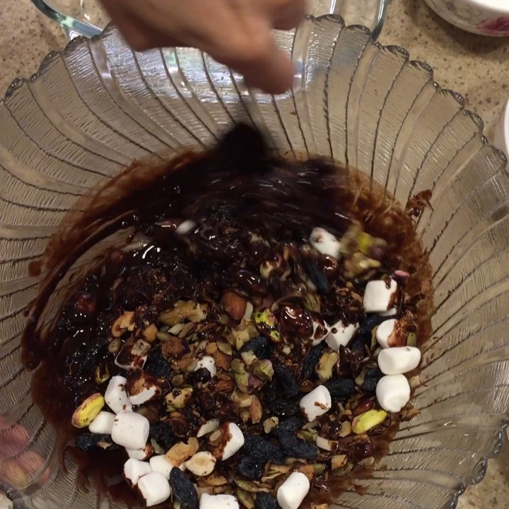 Wholesome Festive Rocky Road Dessert