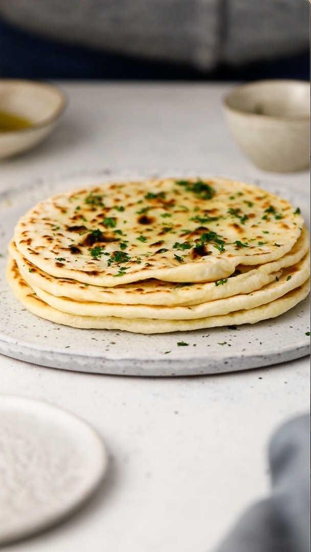 Yogurt-Infused Naan-Style Flatbread