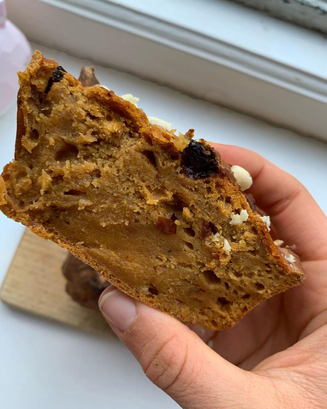 Fudgy Vegan Pumpkin White Choc Loaf