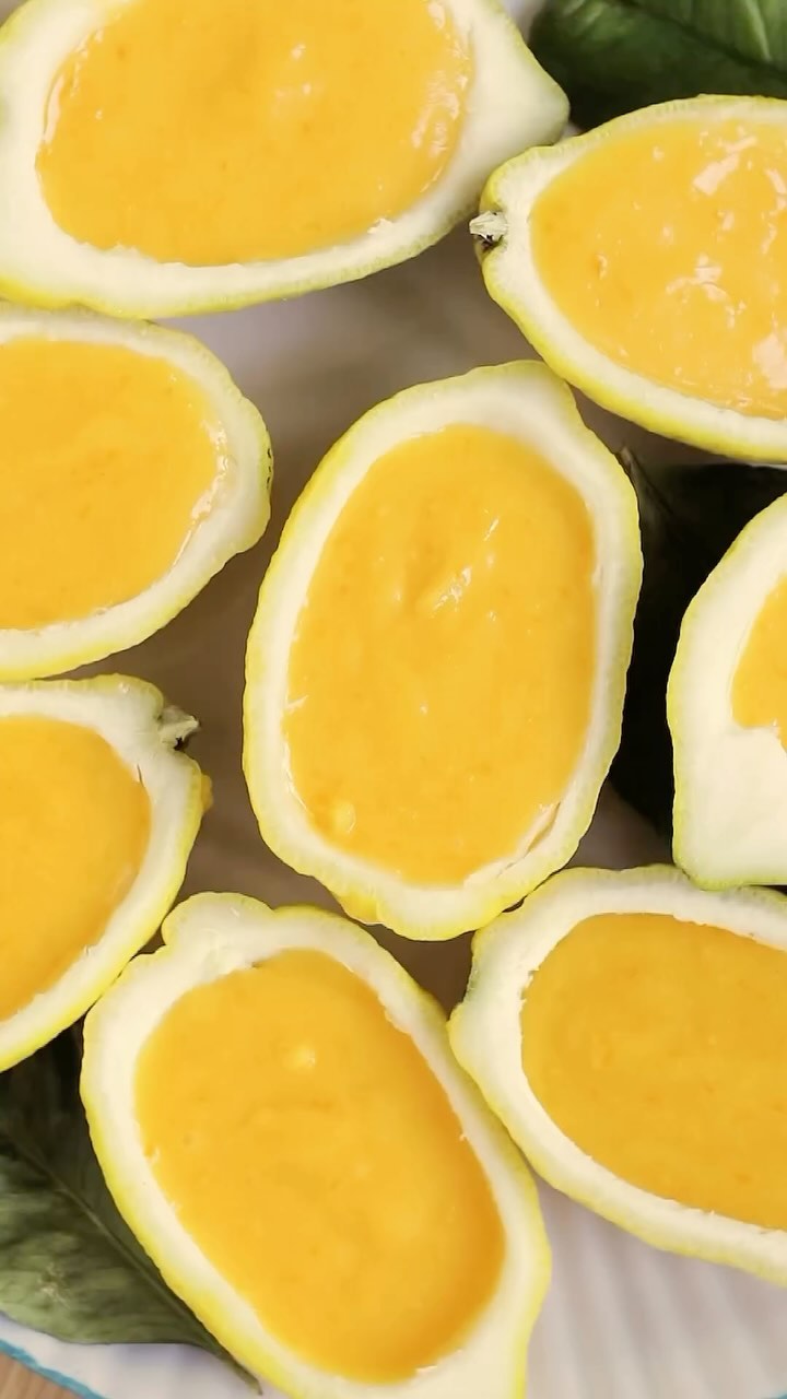 Stuffed Lemons with Lemon Curd