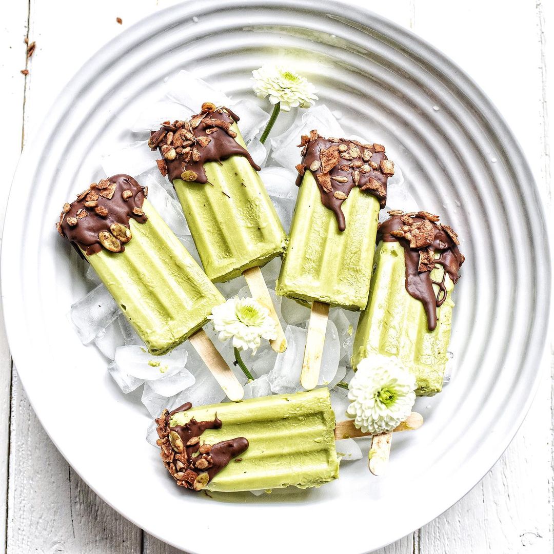 Chocolate Dipped Avocado Pops