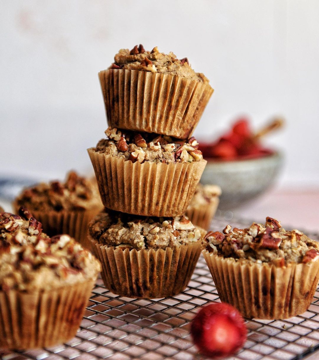 Strawberry Zucchini Muffins