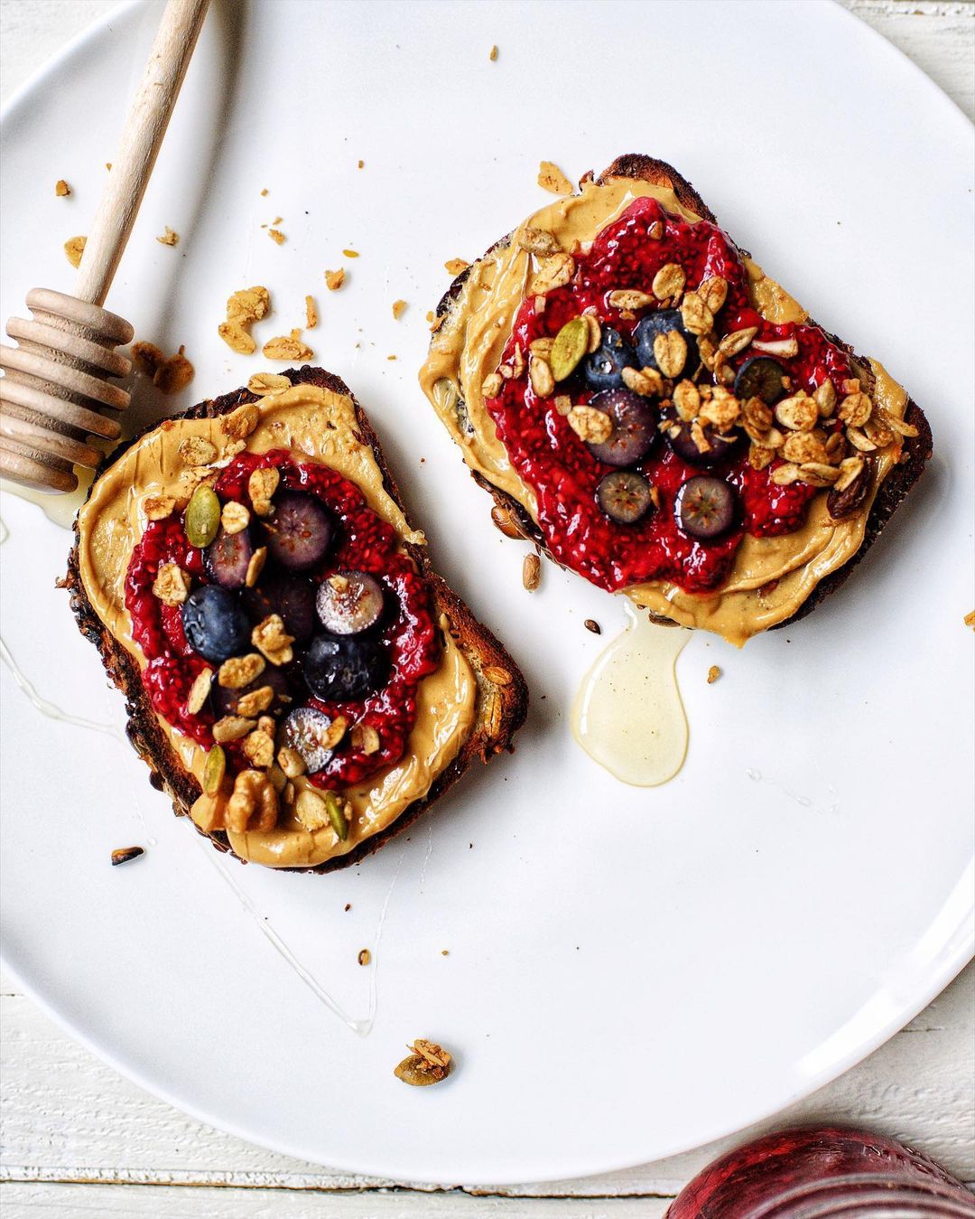 Strawberry Raspberry Chia Jam