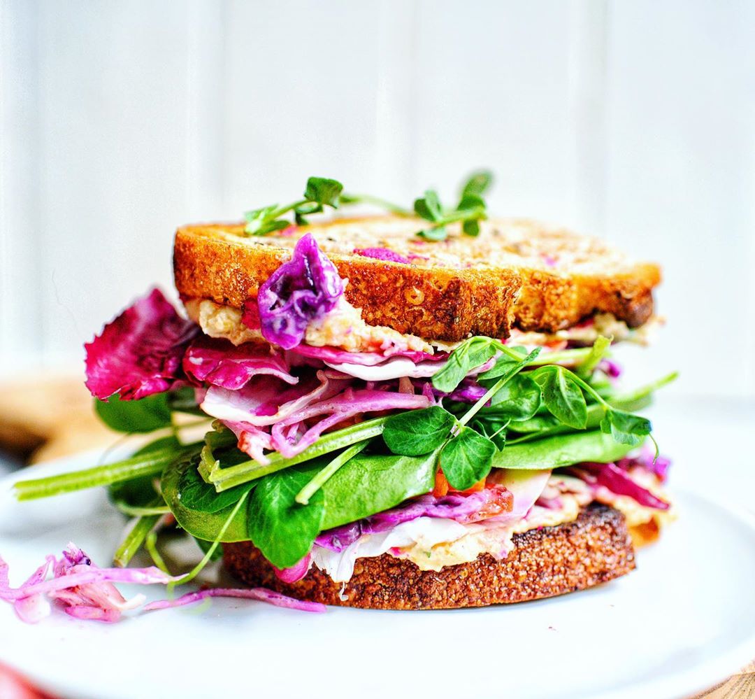 Vegan Mock Tuna Chickpea Sandwich