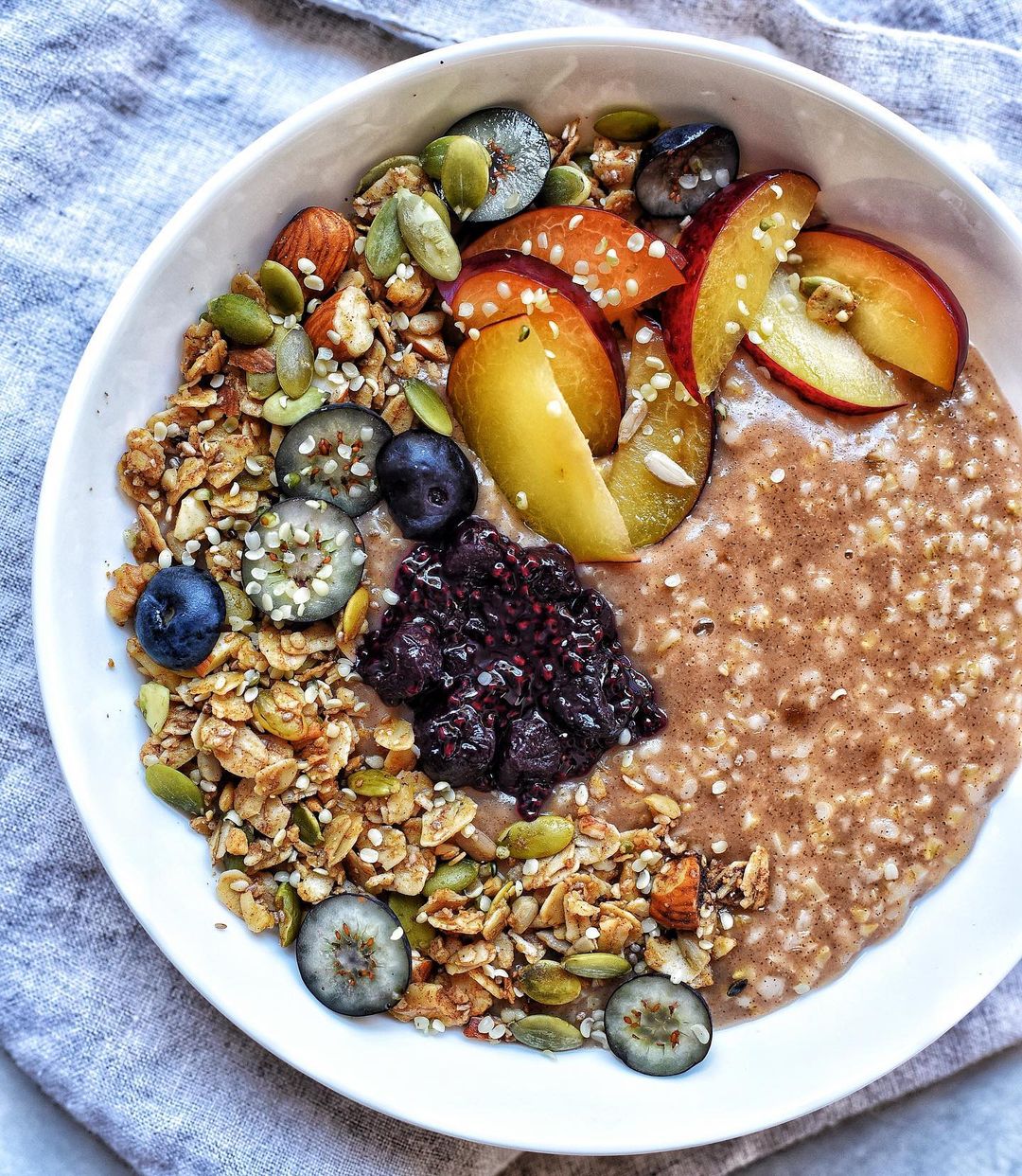 Steel Cut Oats Breakfast Bowl