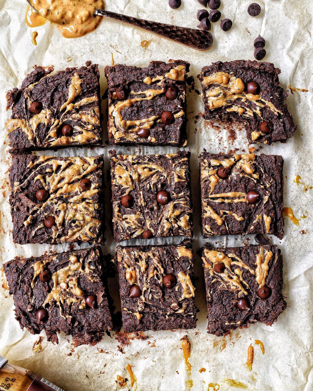 Salted Caramel Black Bean Brownies