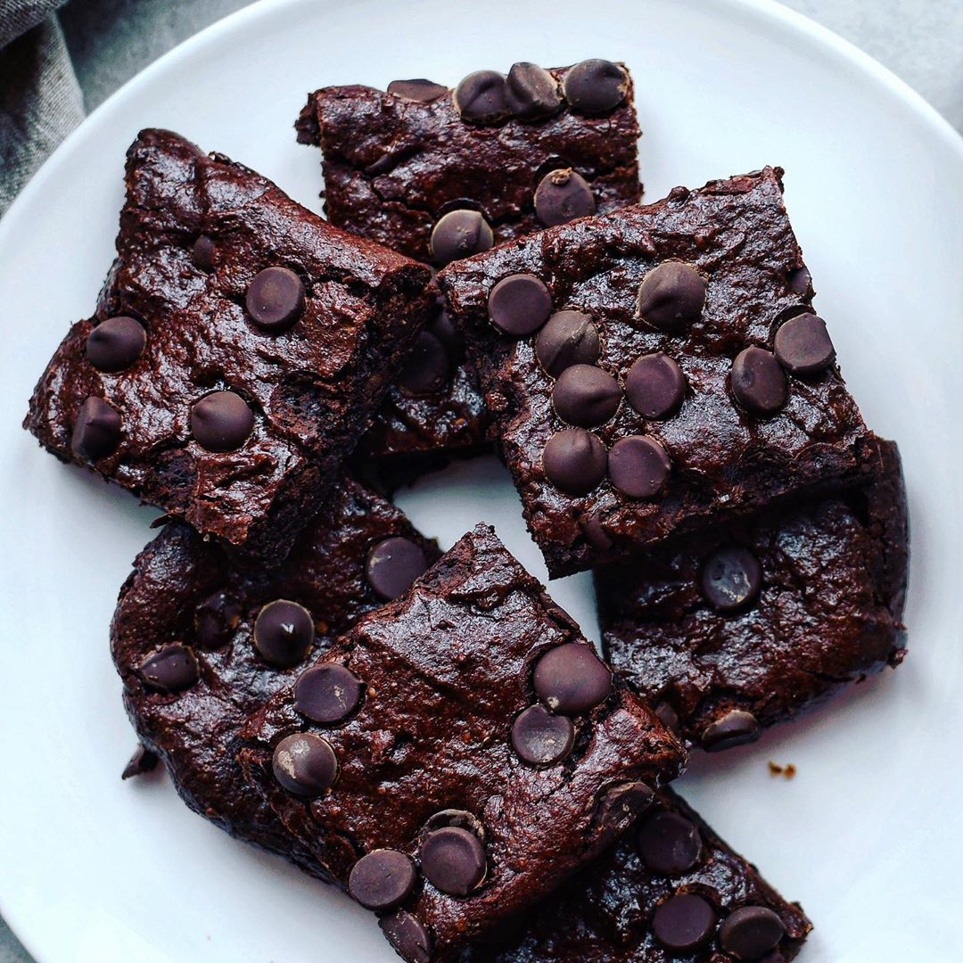 Healthy Gluten-Free Vegan Adzuki Bean Brownies