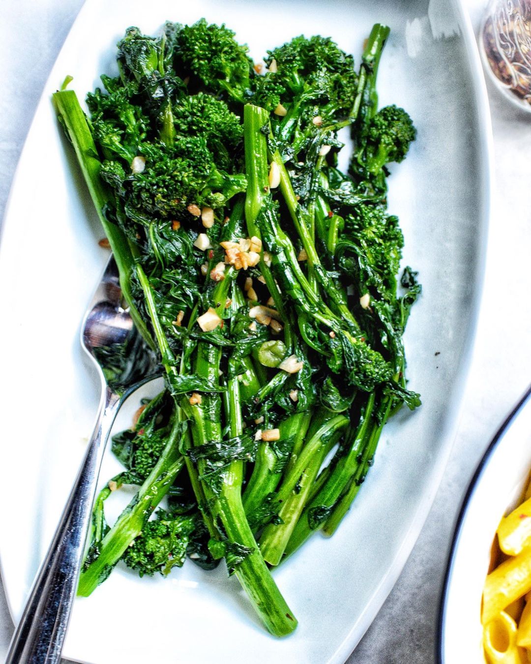 Curried Butternut Squash Mac and Cheese with Garlicky Rapini