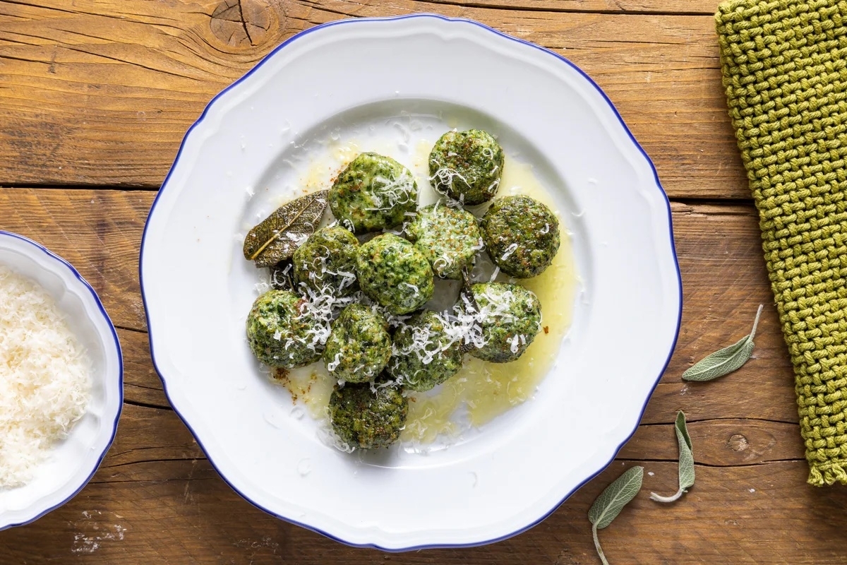 Ricotta and Spinach Gnocchi