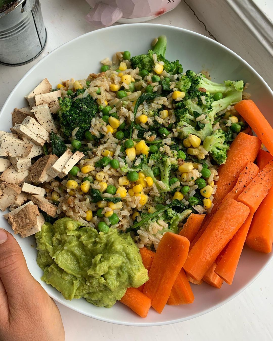 Peanut Satay Stir Fried Rice