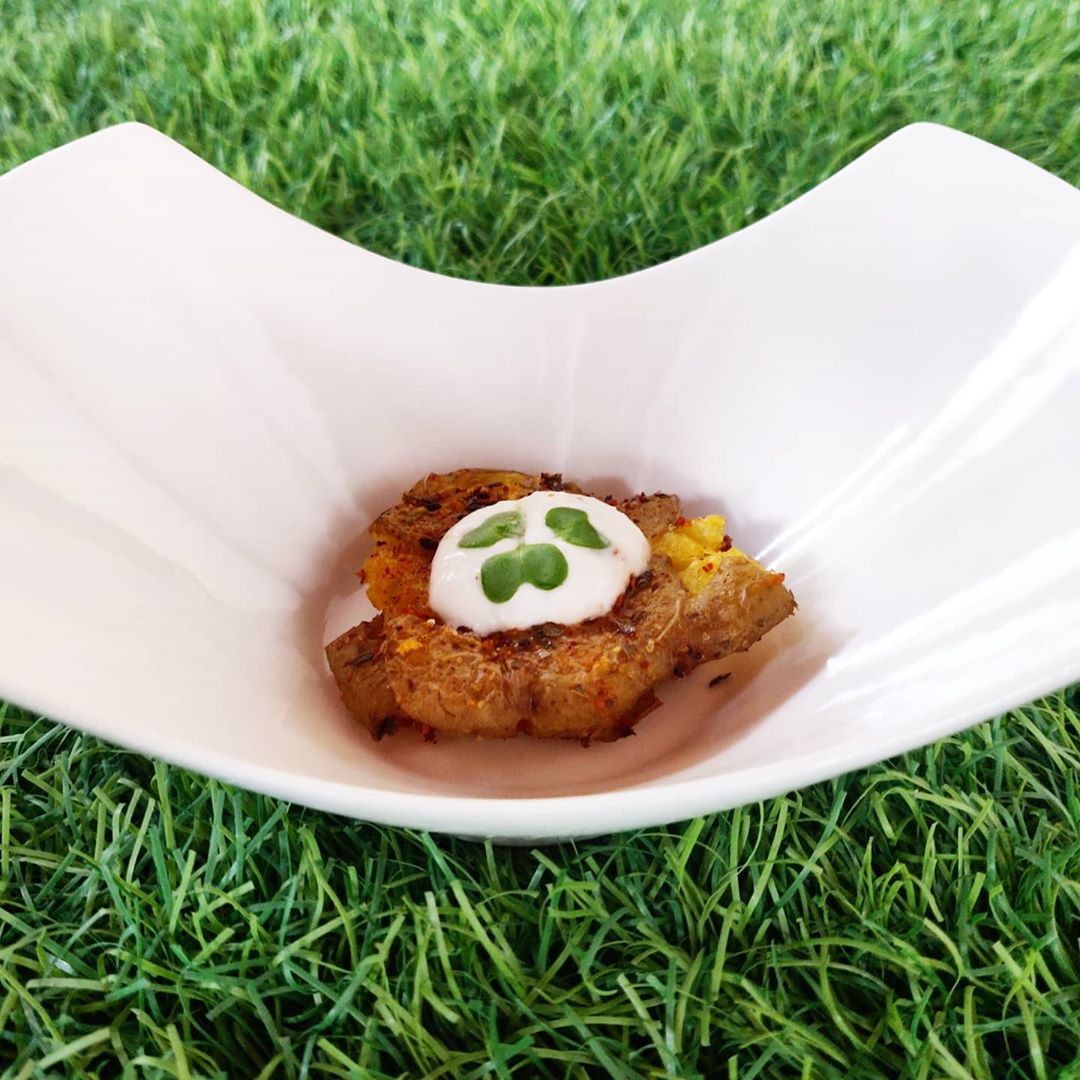 Baked Aloo Tuk Potato Snack