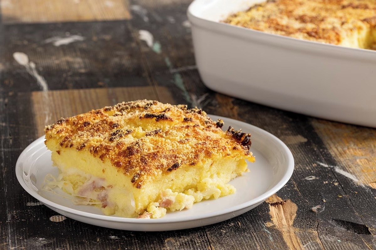 Potato Casserole with Pancetta and Provola