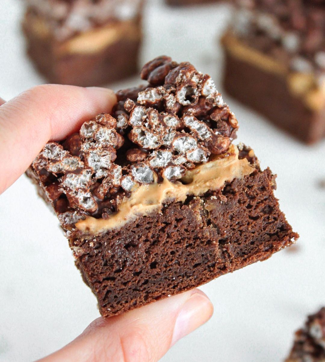 Crunchy Loaded Brownie Bars