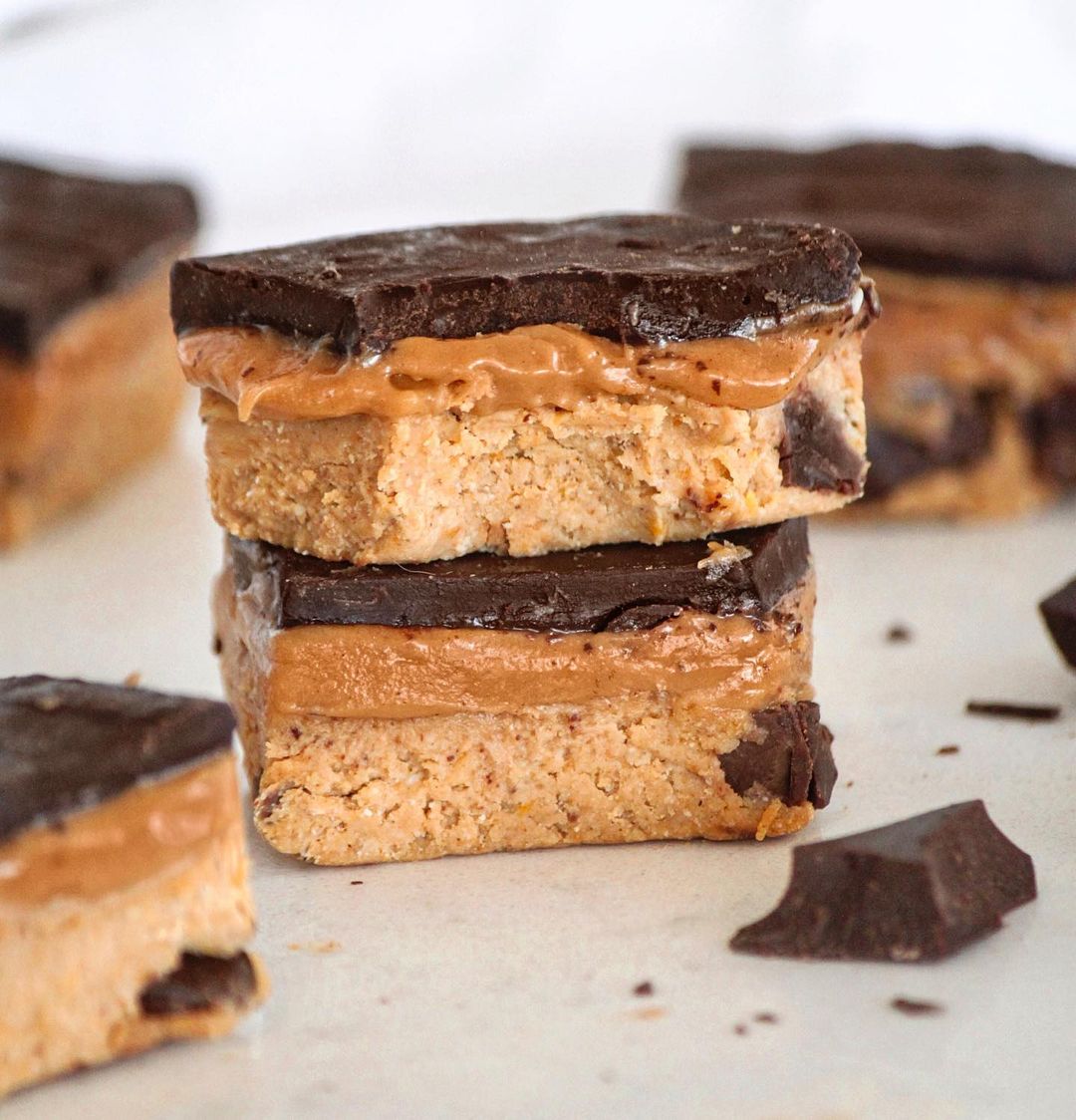 Cookie Dough Caramel Slice
