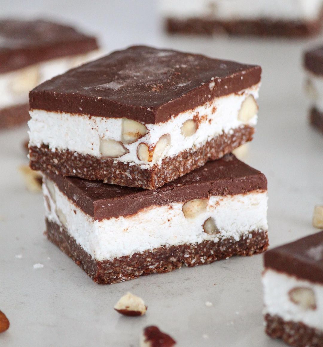 Homemade Nutty Bounty Bars