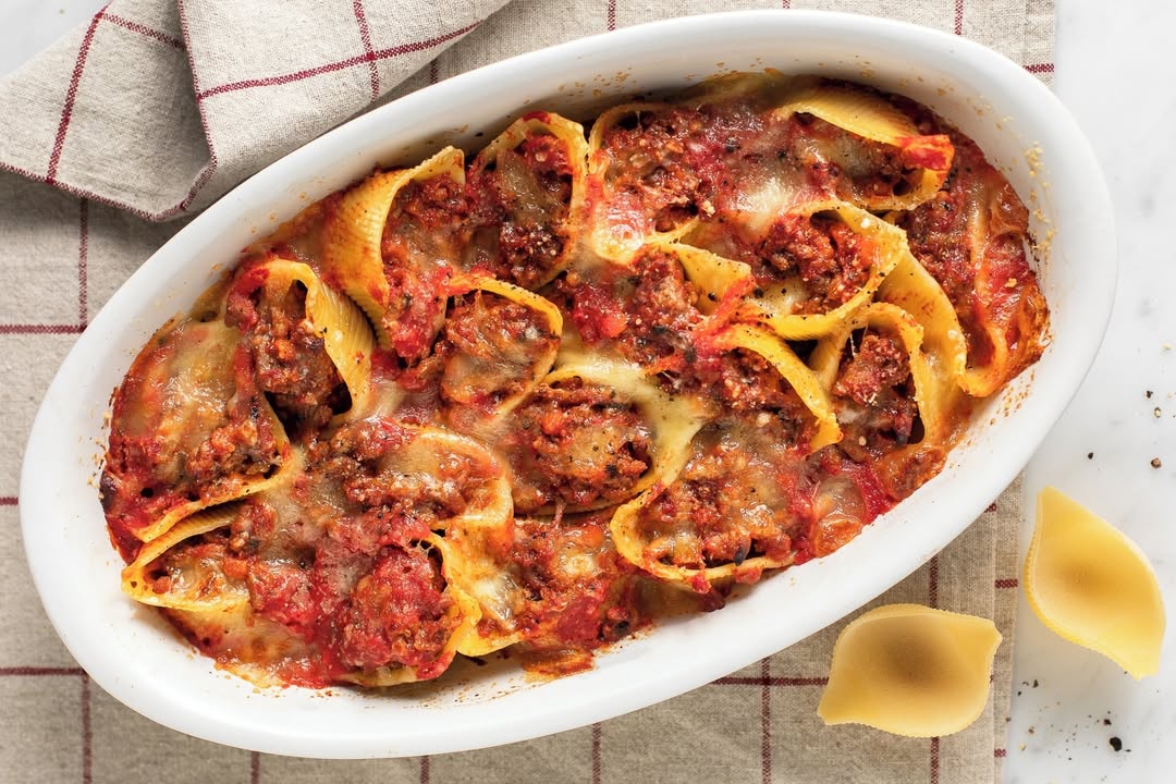 Italian Baked Stuffed Pasta Shells