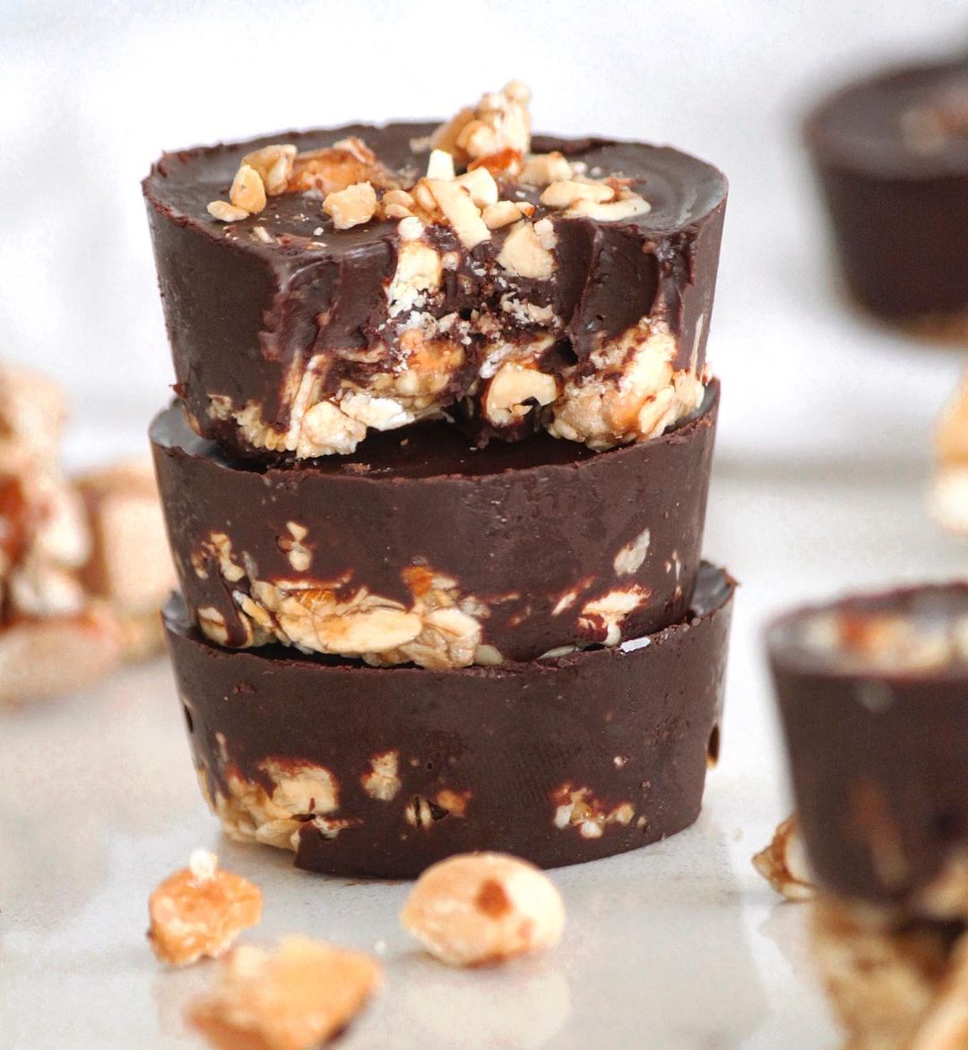 Nut Cluster Chocolate Bites