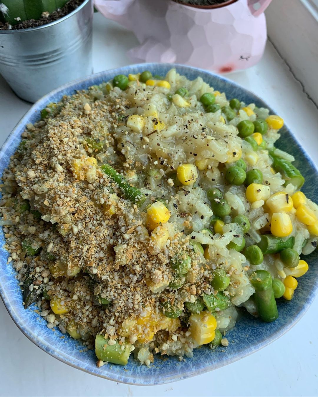 Single Serve Summery Risotto