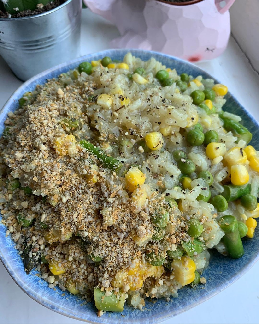Single Serve Summery Risotto