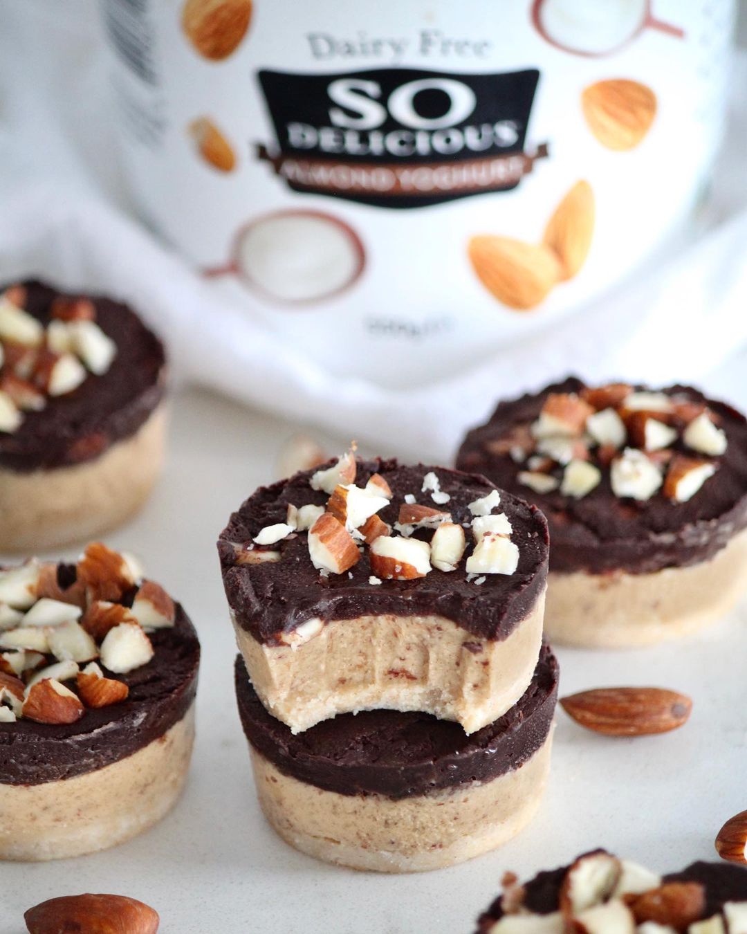 Caramel Almond Cream Cups