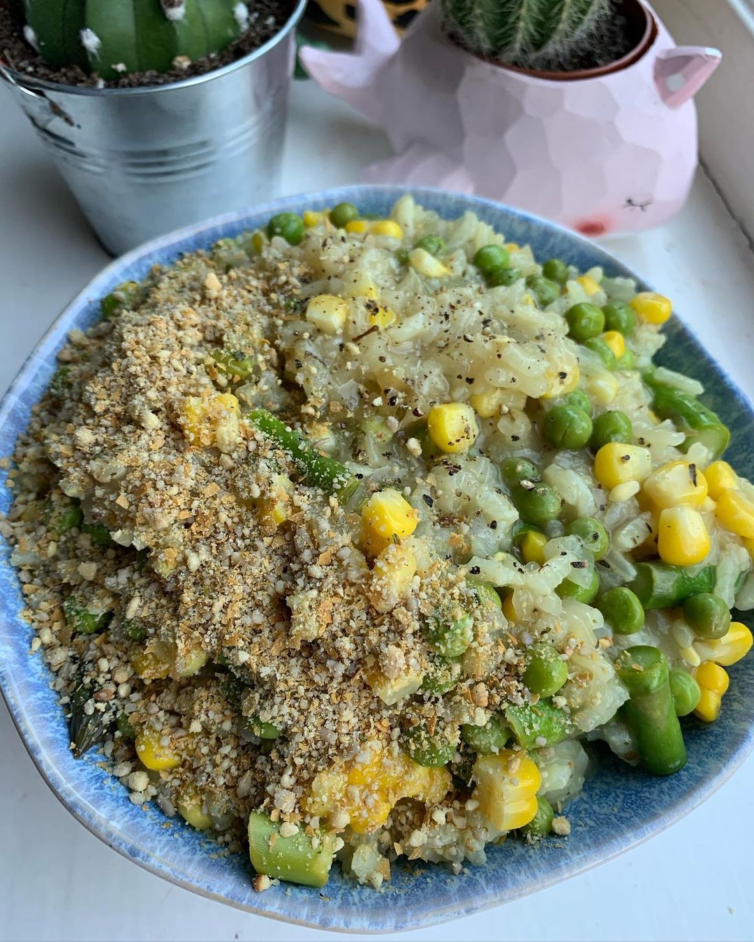 Single Serve Summery Risotto