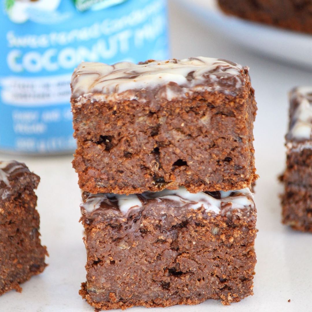 Fudgy Banana Brownies
