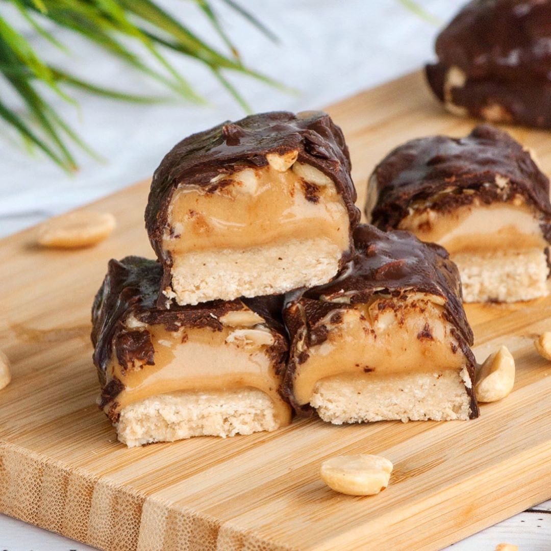 Coconut Caramel Peanut Bars