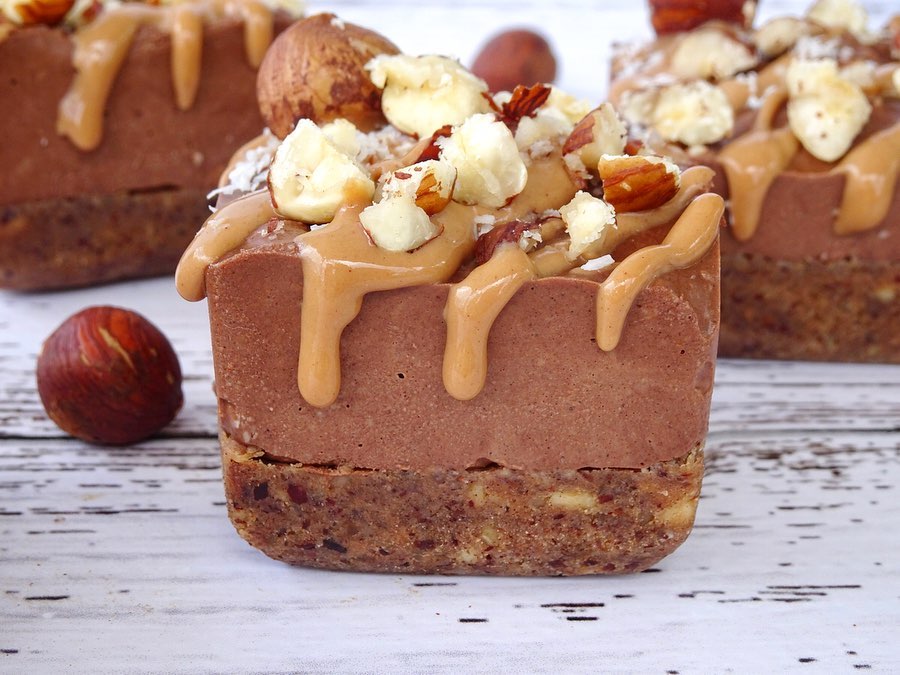 Vegan Ferrero Rocher Slice