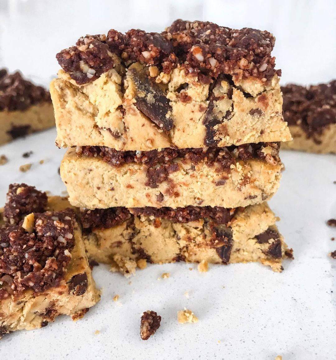 No Bake Cookie Dough Bars