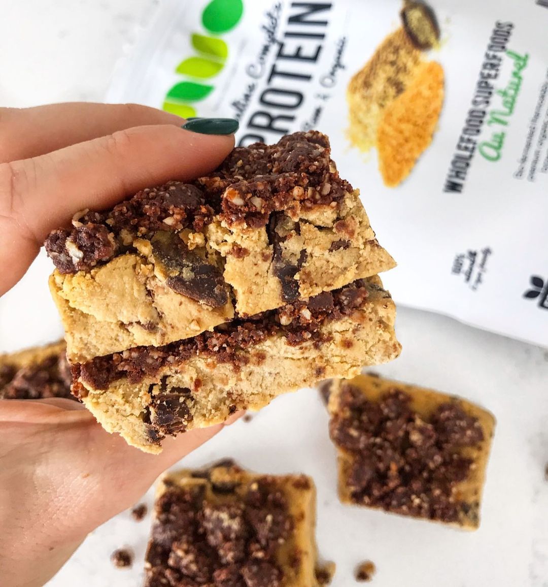 No Bake Cookie Dough Bars