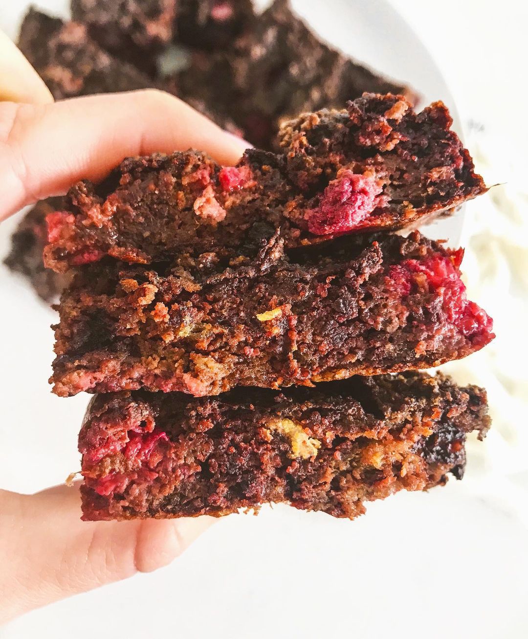 Berry Mudslide Weetbix Brownies