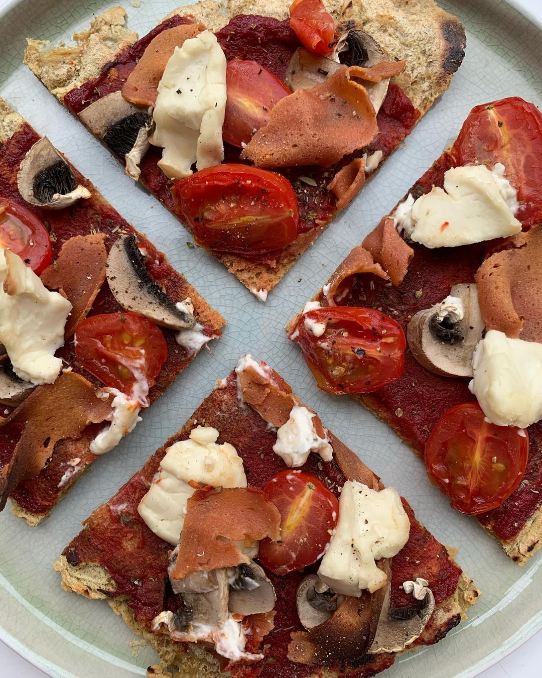 Speedy Chickpea Pizza