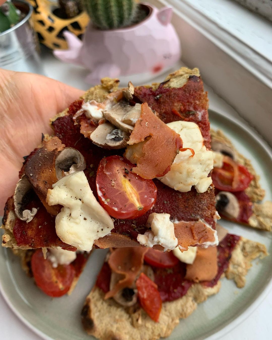 Speedy Chickpea Pizza