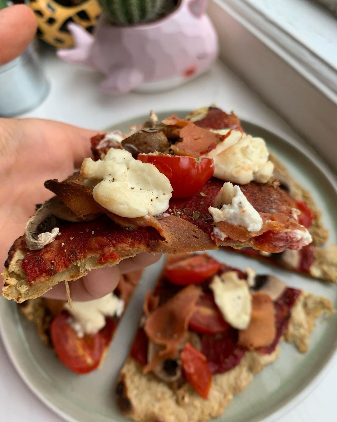 Speedy Chickpea Pizza